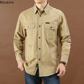 Camisa Cargo Militar Manga Longa Elite Tática