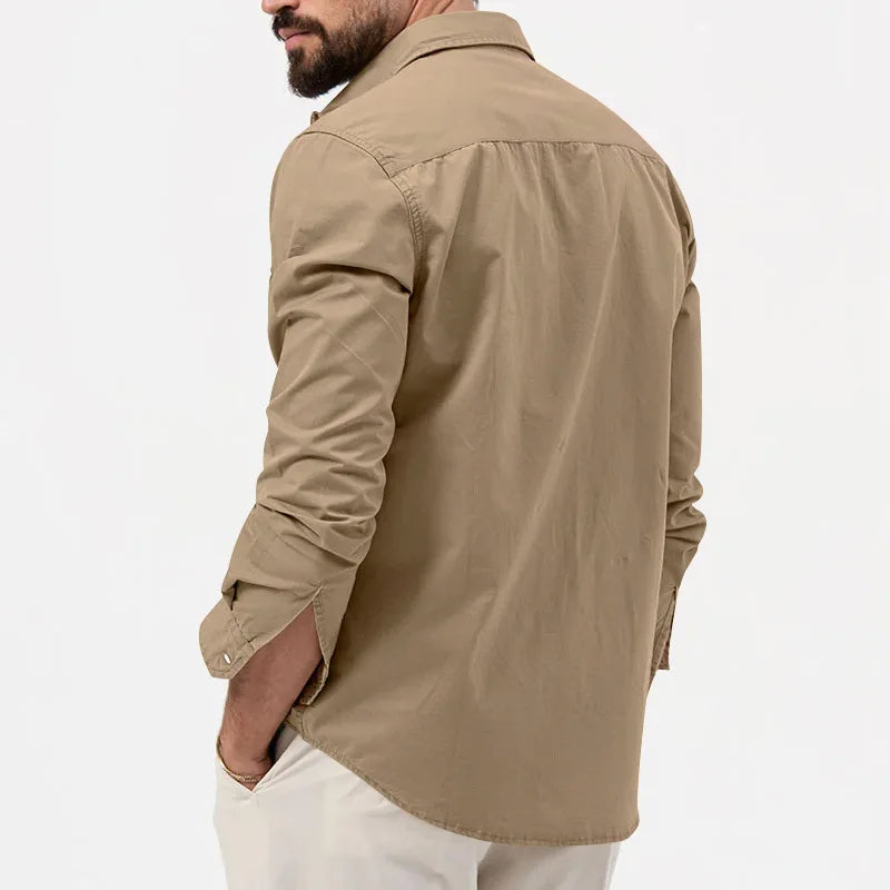 Camisa Cargo Militar Manga Longa Elite Tática