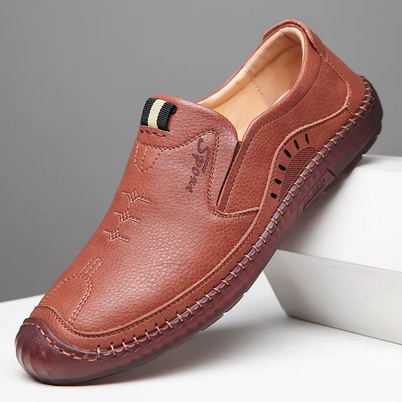 Sapato Mocassim Casual Italian® | Feito de Couro Legitímo