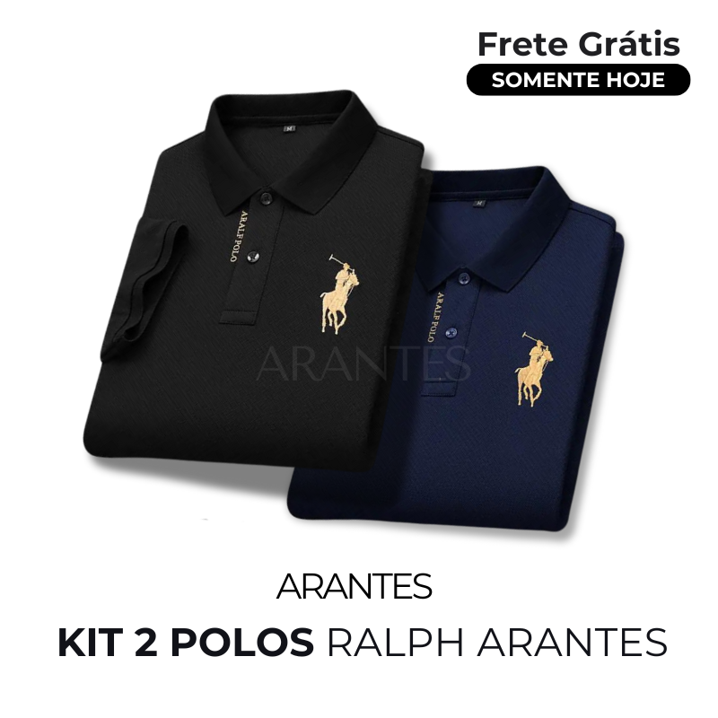 Compre 1 Leve 2 | Camisa Polo Ralph Arantes® + Relogio de Brinde